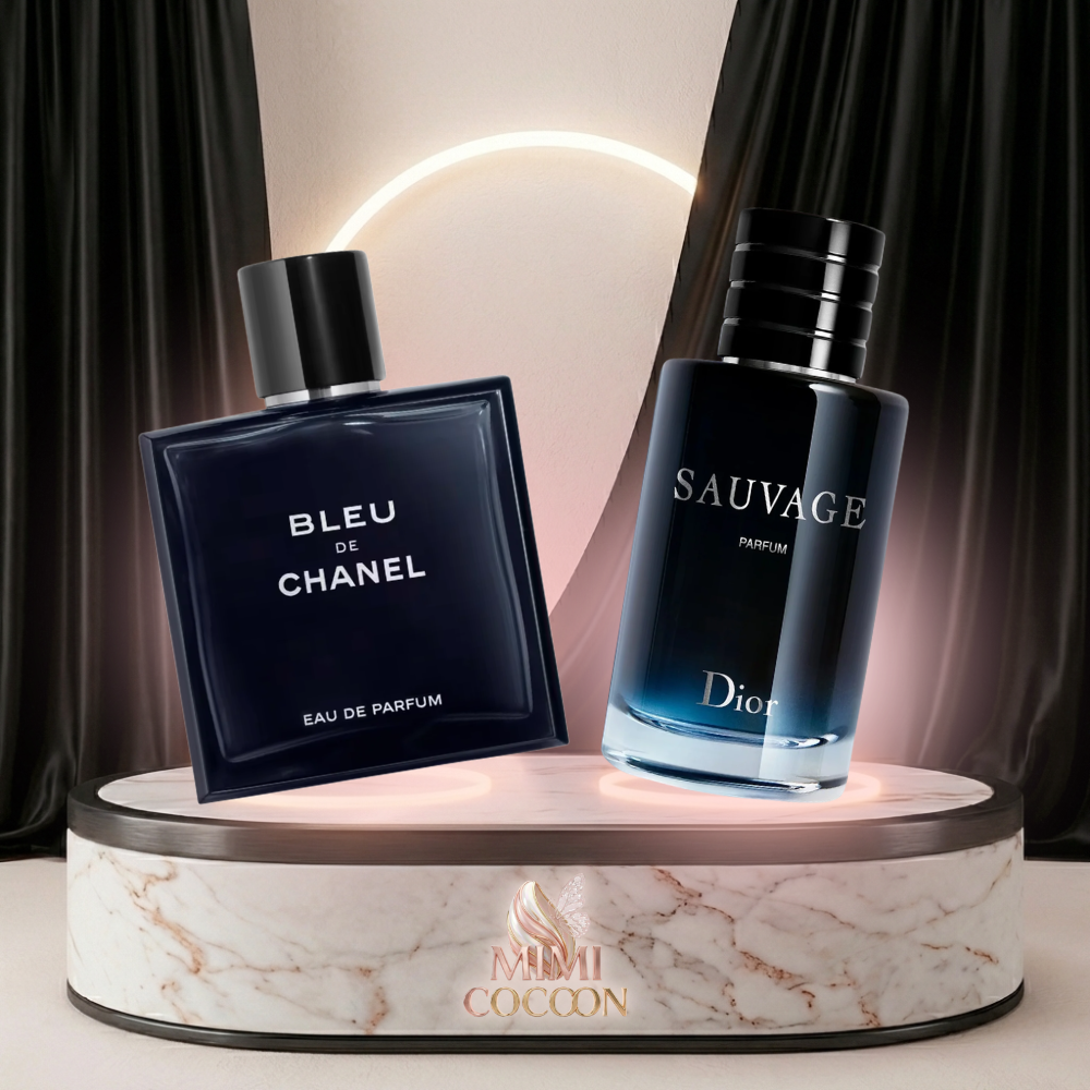 5 (2) Pack Cozy : Sauvage Parfum + Bleu de Chanel Parfum – Image 1